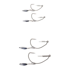 Savage Gear Weedless EWG Hooks - Offset Hooks, Size/Weight/Package Contents:Size 8/0/4g/Pack of 3