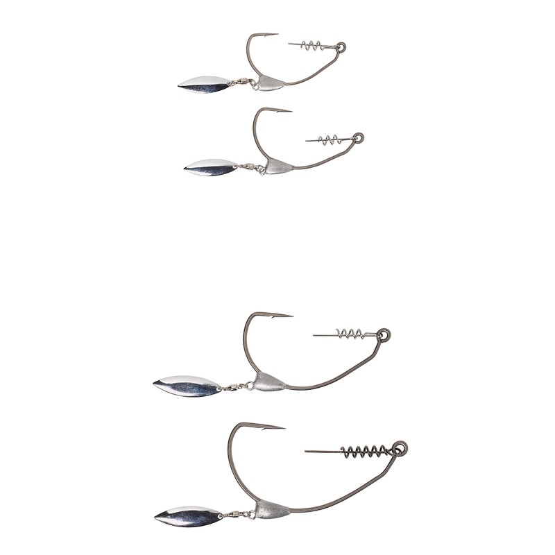 Savage Gear Weedless EWG Hooks - Offset Hooks, Size/Weight/Package Contents:Size