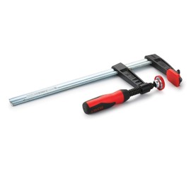 BESSEY TG4.008+2K Clamp, woodworking, F-style, 2K handle, replaceable pads, 4 In. x 8 In., 880 lb,Black