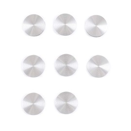 YIWANG Carbon Fiber Car Interior Accessories Gear Console Side Strip Cover Trim for Land Rover Defender 90 110 2020-2024 Replacement Parts (8pcs Screw Protective Cover-Silver)