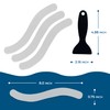 Homergy Anti Slip Shower Stickers 24 PCS, Invisible Non-Slip Shower