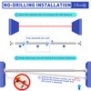SUNALLY Shower Curtain Rods 32 to 75 Inch, Shower Tension