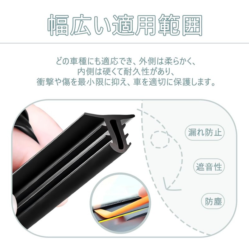 Dashboard Rubber Mall, 3.9 ft (1.6 m), Automobile Molding Silent,
