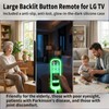 LUNOAOA Backlit Big Button TV Remote Replacement for LG TV