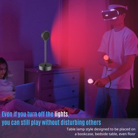 PDClnyck Upgraded IR Light for VR - Compatible with Quest 3s,Quest 3,Quest 2,Quest, PSVR2,Desktop IR Fill Illuminator,Enhanced Hand Tracking,Improved Handle Sensitivity (Adapter not Included)