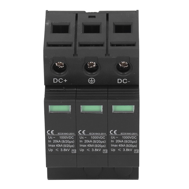 DC Surge Protector 40KV 3P Quick Response Flame Retardant Modular