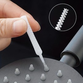 10Pcs Precision Nozzle Unclogging, Multifunctional Showerhead Cleaning Brush, Bathroom Scrubbing Pad Brush, Mobile Phone Cleaning Hole Brush, Showerhead Hole Fine Dredging Needle