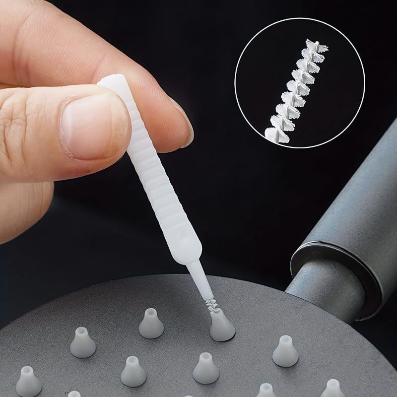 10Pcs Precision Nozzle Unclogging, Multifunctional Showerhead Cleaning Brush, Bathroom Scrubbing