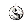 Large Hanging Stainless Steel Garden Wind Spinner Sun Catcher -
