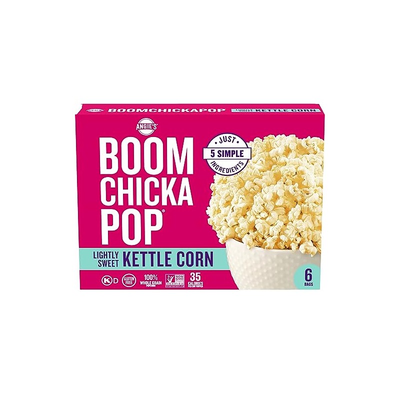 Boom Chicka Pop Lightly Sweet Kettle Corn 19.74 oz (Pack