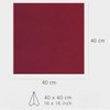 DeinPack 50 x Airlaid Napkins 40 x 40 cm Bordeaux