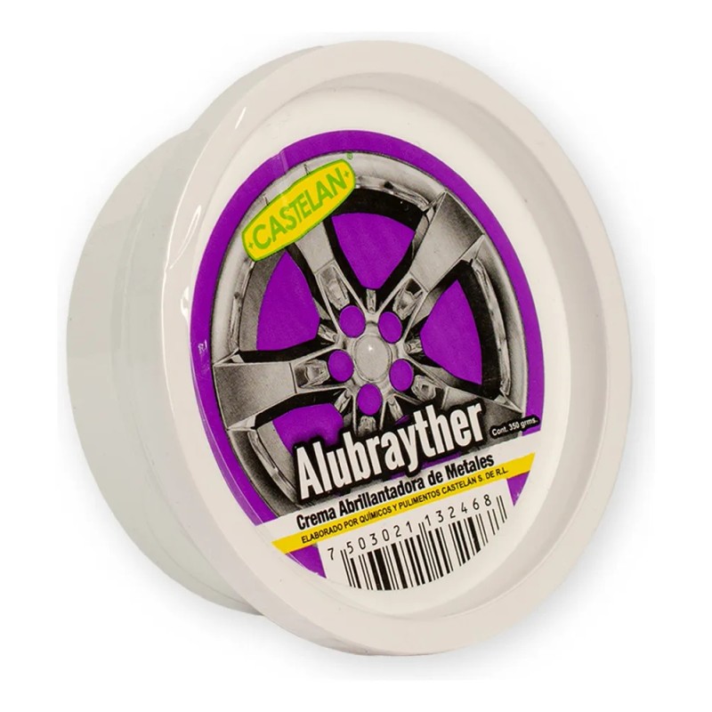 Abrillantador De Metal En Pasta Blanca Alubrayther 350grs. Verde