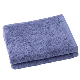 Hotman 1 Second Towel, Hair Towel, Set of 2, Hot Man Color Towel, 6 Colors, Made in Japan, 100% Cotton, Instant Absorption, Premium Super Long Cotton (Dark Blue)