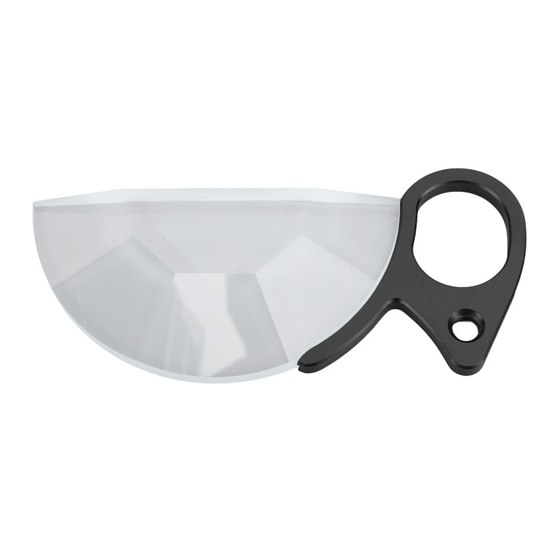 79mm Handheld Subtle Kaleidoscope Prism Semicircular Glass Filter Special Effects