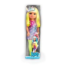 NANCY Neon Fashion Doll with Yellow Hair, 16" Doll