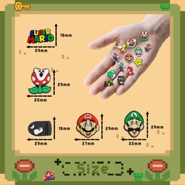 MATHARAGO 10 to 100 Pcs Shoe Charms for Girls Teens Decoration, Different Cute Shoes Accessories for Boys Kids Adults Women Men Party Favors Birthday Gifts (MLA-25PCS)