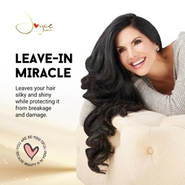 Joyce Giraud Leave-In Miracle Treatment with Pure4 Oils, 6 Oz, Protects from Breakage, Tames Frizz, Adds Shine, Weightless Formula