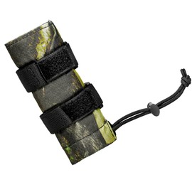 Pvnoocy Taktische Schalldämpfer-Schutzhülle, 3,8 cm x 15 cm, Tarnmuster Schalldämpfer Cover, Hitzebeständig bis 600°C