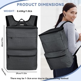 Laptop Backpack Computer Bag with Multiple Compartments, Large Capacity, Clean Design, Light Weight Business Travel Rucksack, Short Holiday Backpack, Waterproof Casual Daypack for Man and Women