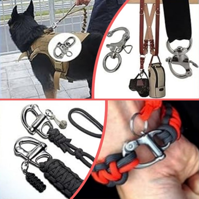 Generic Marine Grade 316 Stainless Steel Fixed Shackle Hand Pull
