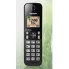 Panasonic KXTGC-352MEB Teléfono Inalámbrico de Línea Fija Color Negro