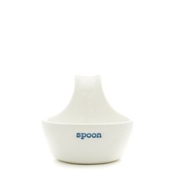 Keith Brymer Jones - Word Range - Ceramic White Spoon Rest - Spoon