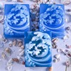 SIQINZONGWA Ocean Wave Soap Molds, Sea Wave Silicone Soap Molds