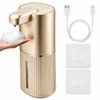 Rudnia Automatic Soap Dispenser, Foaming Soap Dispenser Touchless with Continuous