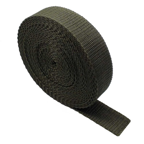 The Bead Shop 25mm Heavy Duty Polypropylene Webbing for Backpacks, Backpacks, Luggage/Cargo Strapping, Belt - 5M