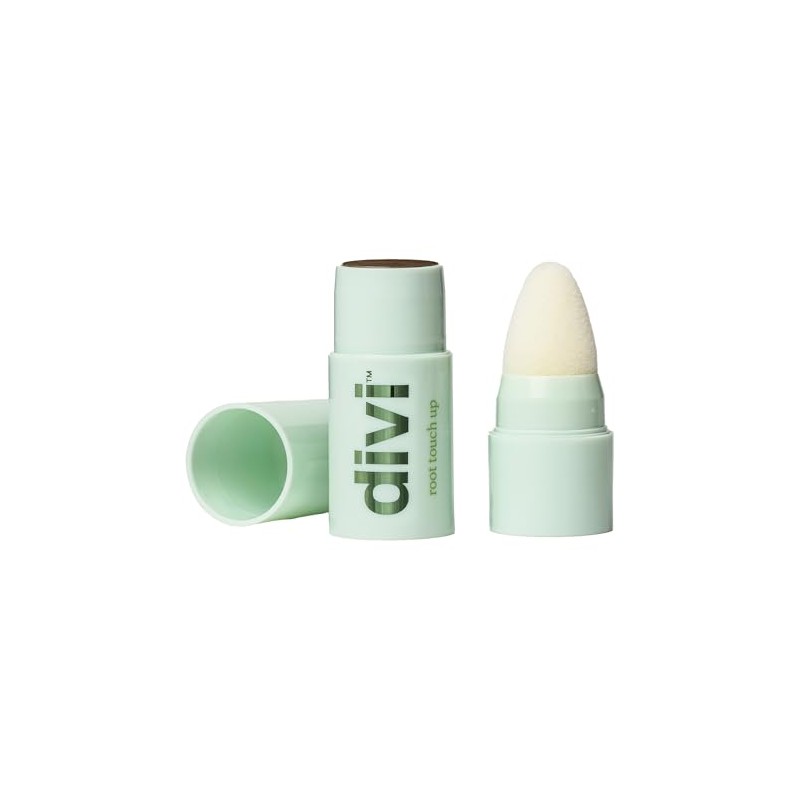 divi Polvo Para Retoque De Races, Cobertura Para Cabello Castao