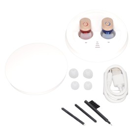 ZUFO Wireless Hearing Amplifier Rechargeable Adjustable Portable Hearing Amplifier Earbuds for Hearing Loss Patients