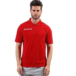 Givova, polo summer, red, M