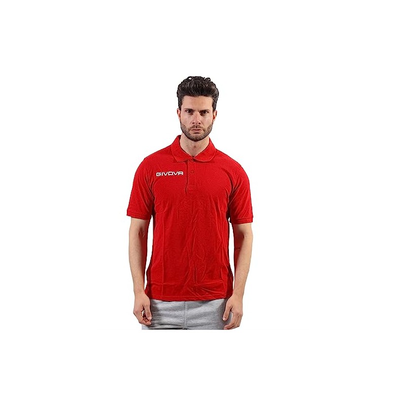 Givova, polo summer, red, M