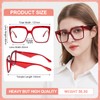 MARE AZZURO Oversized Reading Glasses Women Fashion Large Square Readers