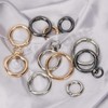 Wokape 16Pcs Keyring Assortment Kit, 0.47" 0.78" 1"(ID) O Rings