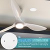 VOSAREA 4pcs Ceiling Hole Cover Round Covering Plates Circular Ceiling