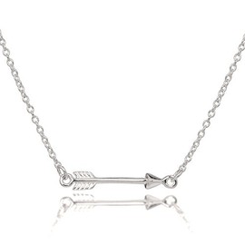 Sterling Silver 16 Inch Arrow Necklace Chain