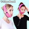 Face Lifting V-Band for Double Chin LD-093 V-Line Band/Pink 3ea