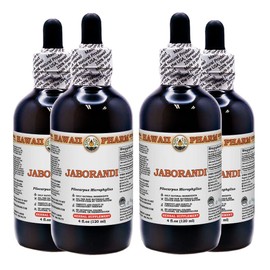 Jaborandi (Pilocarpus Jaborandi) Tincture Dried Leaf Liquid Extract, Jaborandi, Herbal Supplement 4x4 oz
