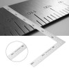 Oumefar Frame Square, Stainless Steel 90 Degree Right Angle Ruler,