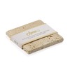 ottoman Travertine Soap Dish Decorative Stone 10 x 10 cm
