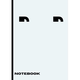 Icy blue lined notebook / 100 pages / A4 dimension