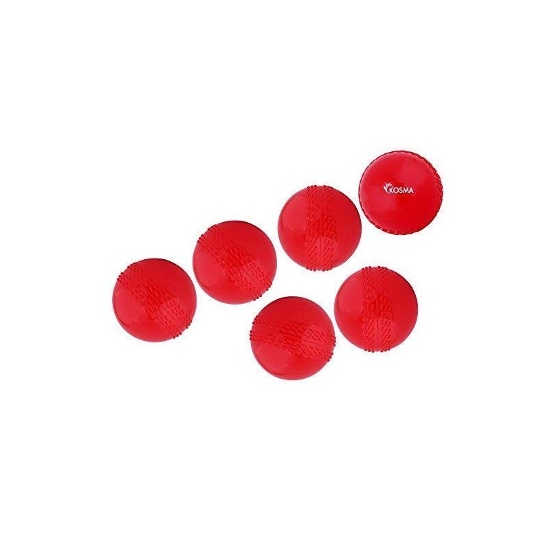 Kosma Pack of 6 Windball Cricket Ball | Indoor &
