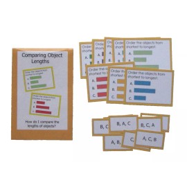 Unbranded Teacher Made Math Resource Center Game Comparing Object Lengths