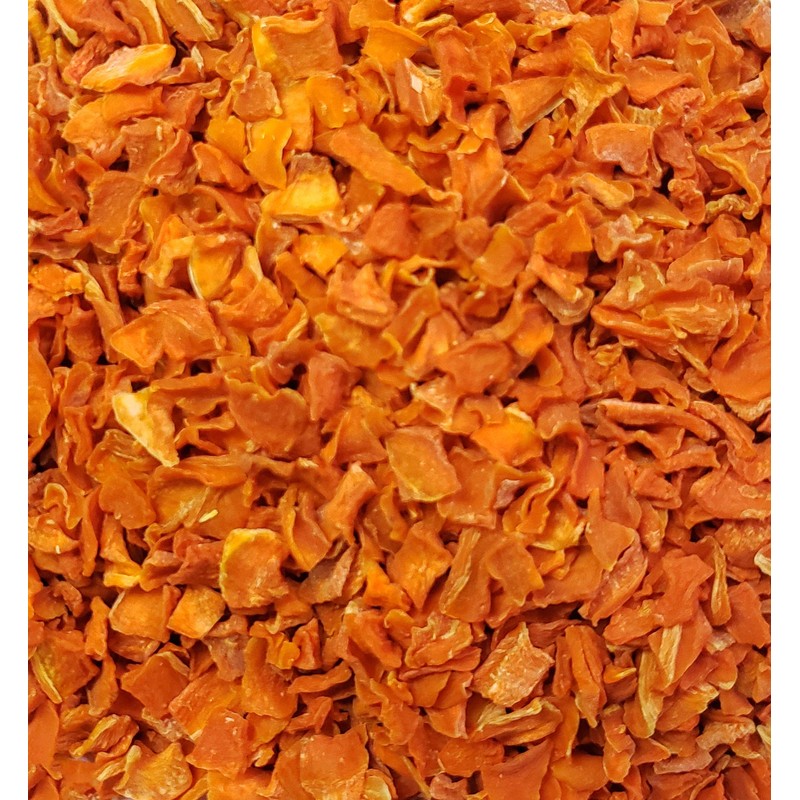 Dried Carrots 1 Pound Bulk-Heat Sealed in a Poly Bag-Dehydrated