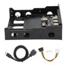 USB Front Panel Adapter 3.5in 5.25in USB1.1 USB2.0 Hot Swap