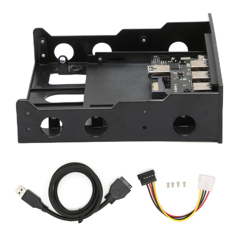 USB Front Panel Adapter 3.5in 5.25in USB1.1 USB2.0 Hot Swap