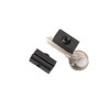 Vertical Key Clamp (1 Set), Black Hardened Metal with Precision