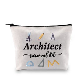 Architecture Gifts Architecture Student Gift Architect Survival Kit Zipper Pouch Funny Makeup Bag for Architects (Survival Kit Architect Bag EU)