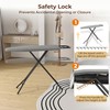 Yaheetech Foldable Ironing Board, Heavy Duty Iron Board with 9